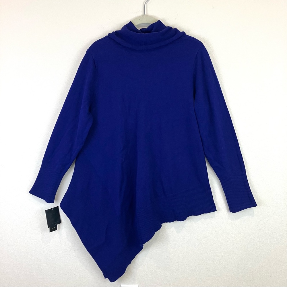 NWT Alfani Asymmetrical Hem Tunic Sweater - Picture 3 of 4